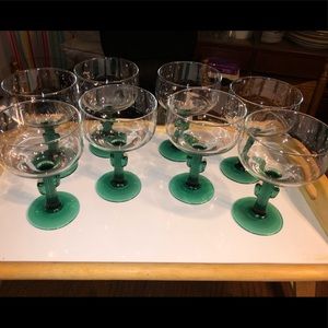 Libbey Cactus Margarita glasses set